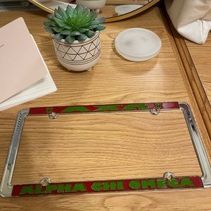 AXO License plate cover